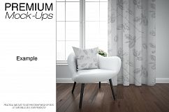Curtains &amp; Pillow Mockup Pack Product Image 9