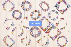 Christmas balls toy PNG watercolor set Product Image 4