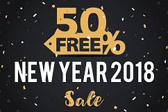 Christmas and New Year 2018 Discount Sale banners Product Image 5