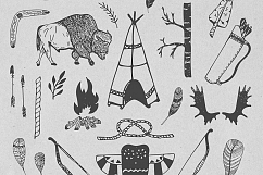 Hand-Drawn Tribal Vectors Product Image 2