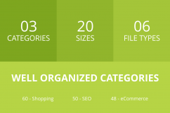 158 Shopping &amp; E-Commerce Glyph Inverted Icons Product Image 3