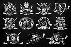 Hockey Logo on Dark Product Image 4