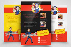 Handyman &amp; Plumber Service Flyer Product Image 1