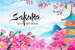 Sakura. Riot of Cherry blossom. Product Image 1