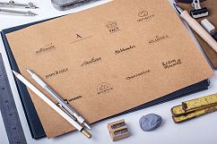 120 Minimal Typography Logos Bundle Product Image 4