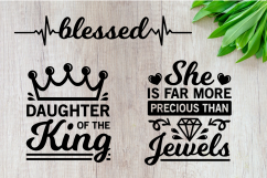 Blessed svg Bundle, Jesus svg, Christian svg, mom svg, svg Product Image 2