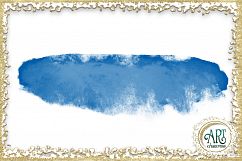 Brush Strokes in Blue and Rose Gold - Digital Clipart 21 of beautiful PNG files Product Image 15