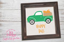 Pumpkin Truck SVG Product Image 2
