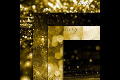 42 New Gold Bokeh and Glitter Papers Digital Papers Product Image 5