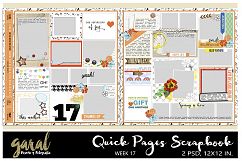 Quick Pages Scrapbook, Week 17 2018 Project life, Pocket Scrapbook Product Image 1