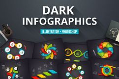 Dark infographics Product Image 1