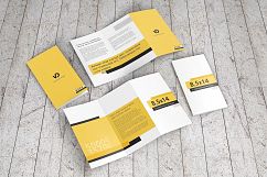 8.5 x 14 Z-Fold Brochure Mockups Product Image 5