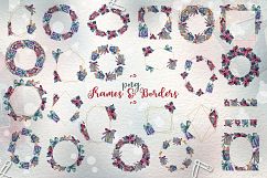 Christmas time PNG watercolor set Product Image 5