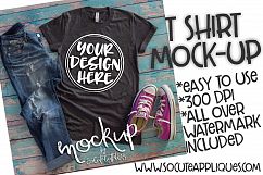 Gray t shirt mock up 6497 Product Image 1