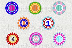 Flowers, mandalas and monogram frames creator pack.  Product Image 5