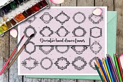 Decorative hand drawn frames. Product Image 2