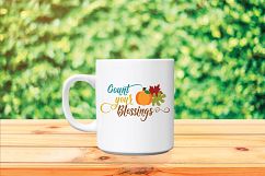 Count Your Blessings SVG - Fall SVG Cut File - DXF EPS PNG Product Image 6