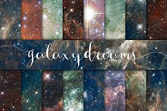 Galaxy Dreams Digital Paper Product Image 1