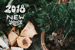 New Year cards&amp;Typography Product Image 6
