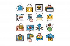 Security icons set Product Image 1