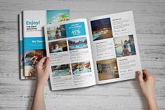 Holiday Travel Brochure Catalog Design v3 Product Image 13