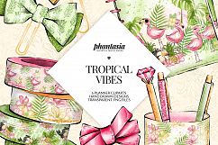 Tropical Planner Cliparts Product Image 1