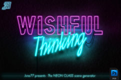 NeonGlass Scene Generator PSD Product Image 1