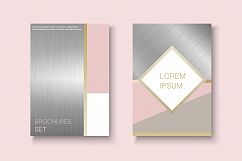 Brochure set, trendy mettalic design Product Image 3