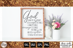 God Grant Me The Serenity Prayer Product Image 1