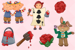 Wonderland Story Book Clip Art Set Product Image 3