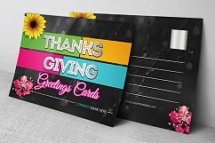 Thanks Giving Postcard Template Product Image 3