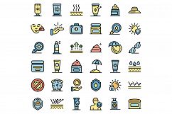 NAME icons vector flat Product Image 1