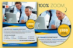 Finance Department Flyer Template Product Image 2