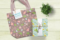 Wetland floral watercolor patterns Product Image 9