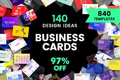 Business Card Design Templates Bundle SALE Product Image 1