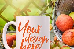 Autumn mug mock-up bundle - 8 jpeg mockups Product Image 8