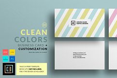 Clean Colors Business Card - BC083 Product Image 1