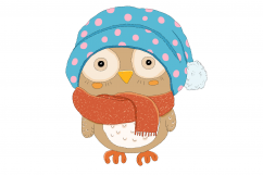 Cutie Pie Owls | Clip art illustrations PNG/JPEG | 5 images Product Image 3
