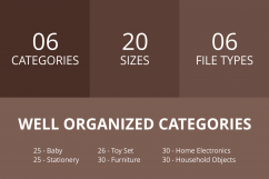 166 Objects Flat Greyscale Icons Product Image 3