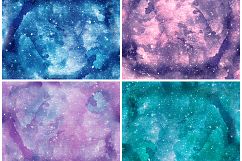 Watercolor Space Seamless Textures Product Image 7