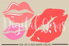 Lips SVG / PNG / EPS / DXF files Product Image 2