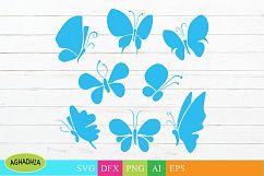 Butterfly Vector Icons/ Butterflies Illustration. Product Image 1