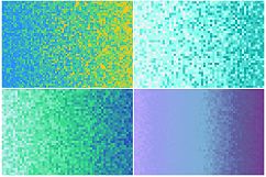 20 Pixilated Gradient Backgrounds Product Image 2