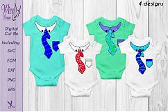 Baby tie svg, tie svg, tie bundle svg, kid tie svg, necktie svg, tuxado svg Product Image 2