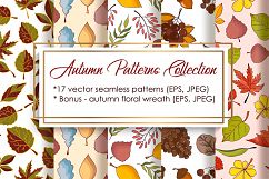 Autumn Patterns Collection - vector illustration Product Image 1