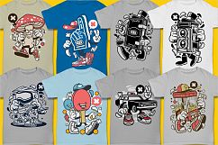 Cartoon Vector #3 Tshirt Design Bundle Product Image 14