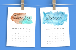 2018 Hand Paint Watercolor Calendar  Product Image 7