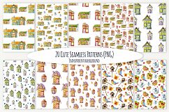 4 Seasons - Watercolor Houses Product Image 8