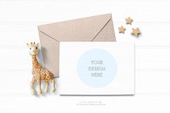 Card Mockup | Invitation Mockup | kids mockup Product Image 1