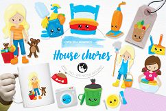 House Chores graphics and illustrations Product Image 1